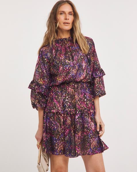 Joanna Hope Foil Print Dress