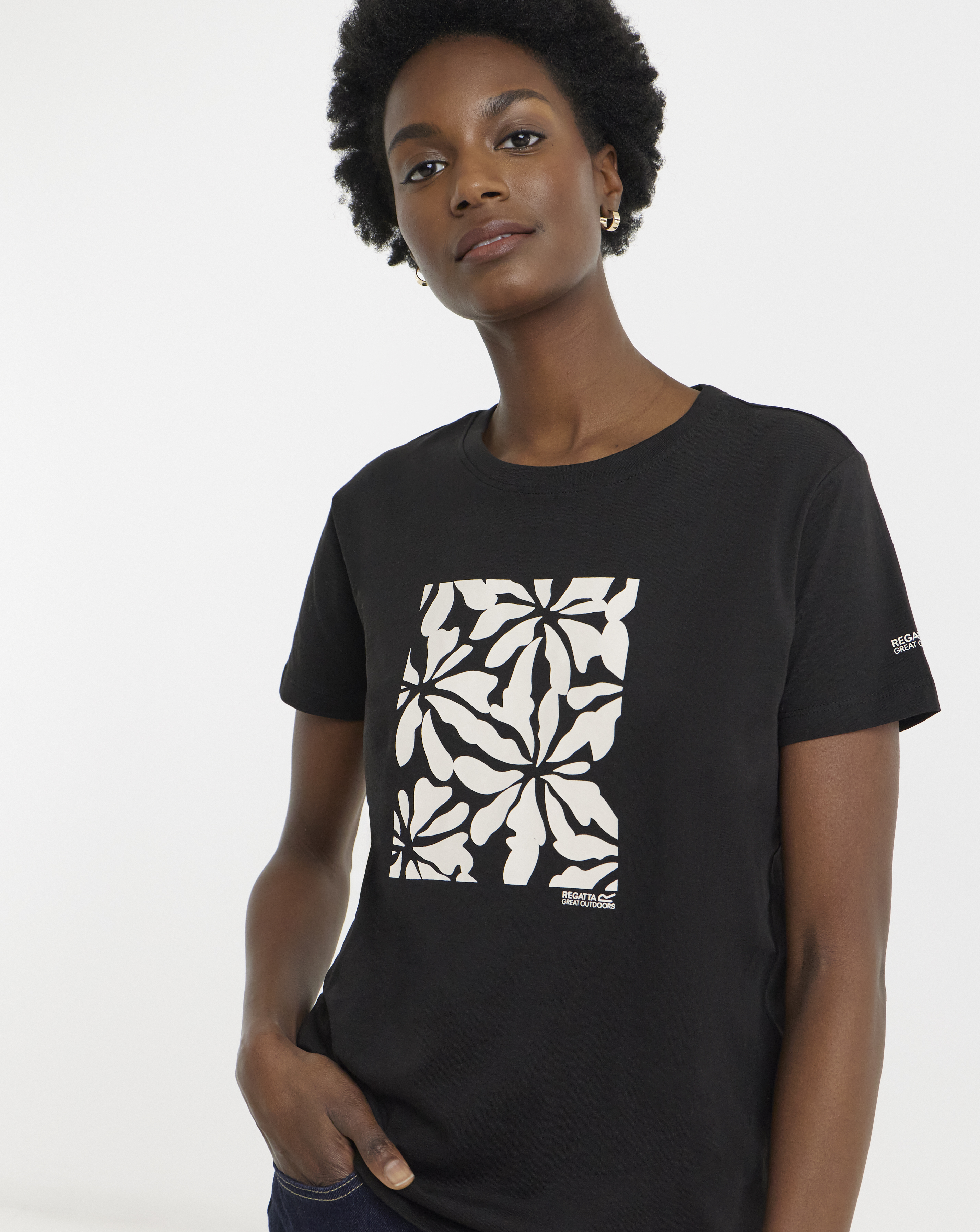 Regatta Women's Black Filandra T-Shirt - Image 3