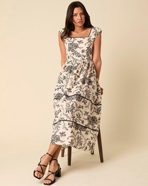Nobody's Child Mira Midi Dress