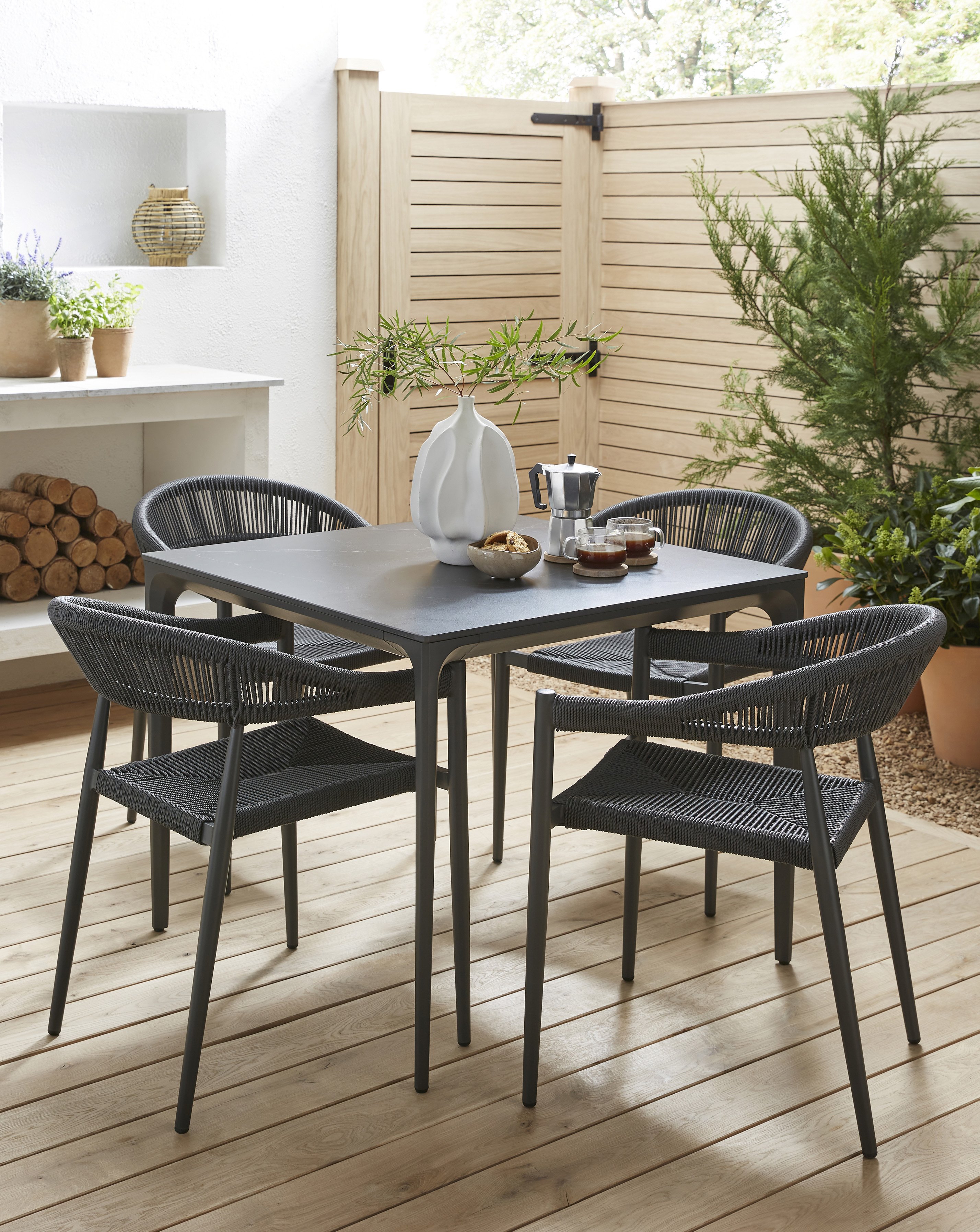 Sicily Sintered Stone Dining Set