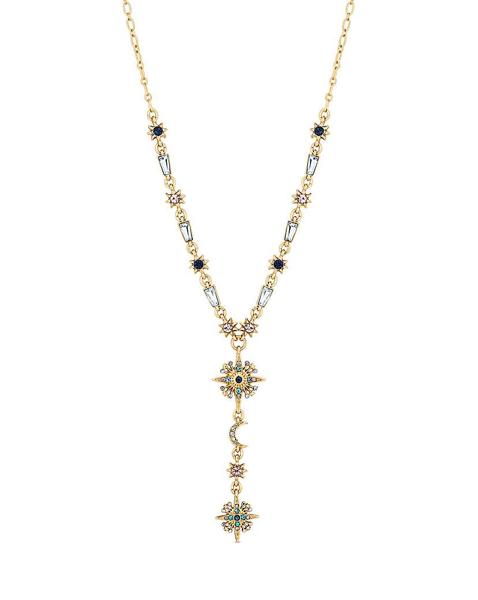 Mood Gold Fine Celestial Y Necklace
