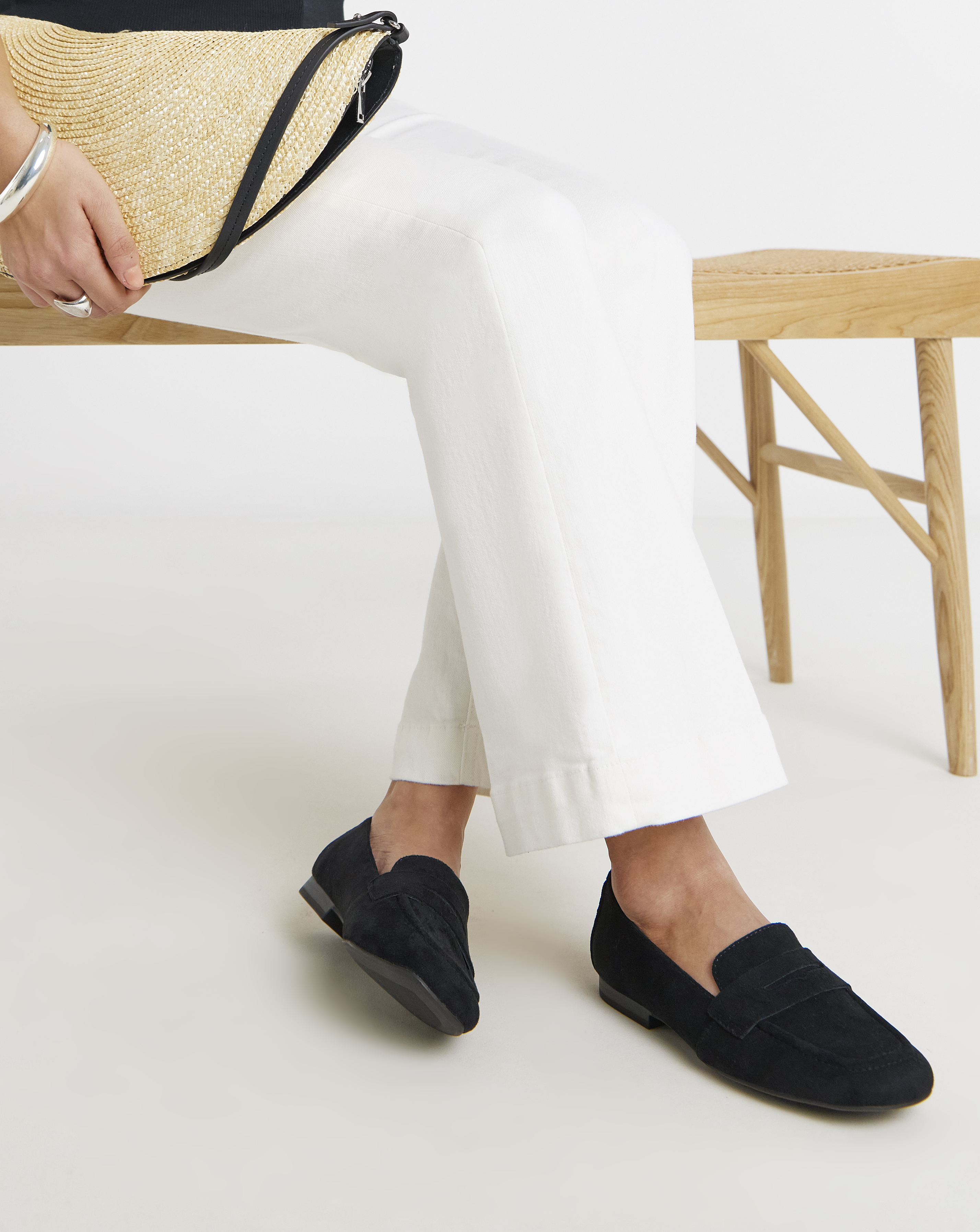 Soft Square Toe Loafer Ex Wide
