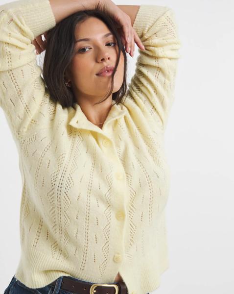 Soft Touch Pointelle Cardigan