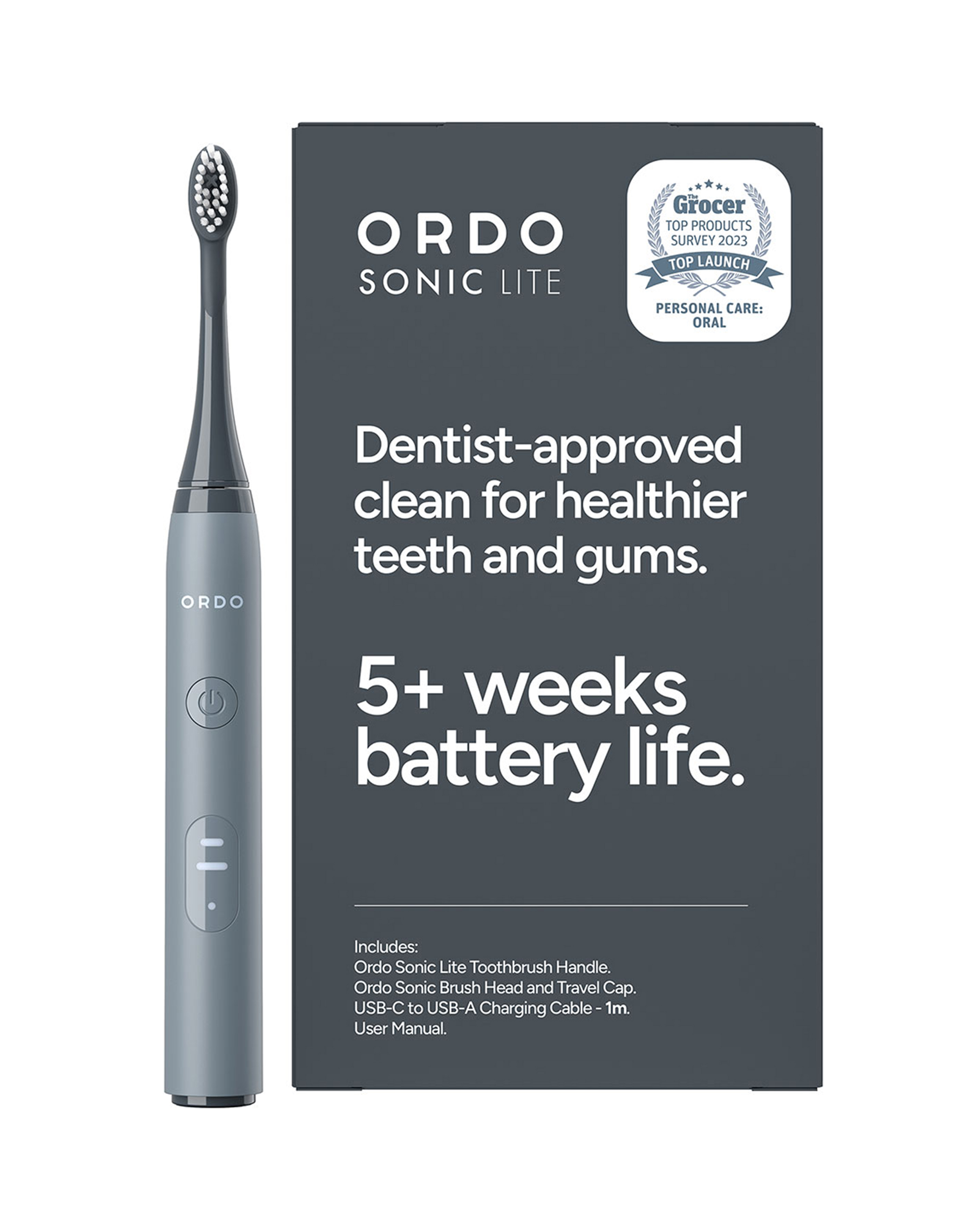 Ordo Sonic Lite Toothbrush - Stone