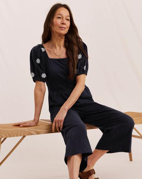 Julipa Broderie Jersey Jumpsuit