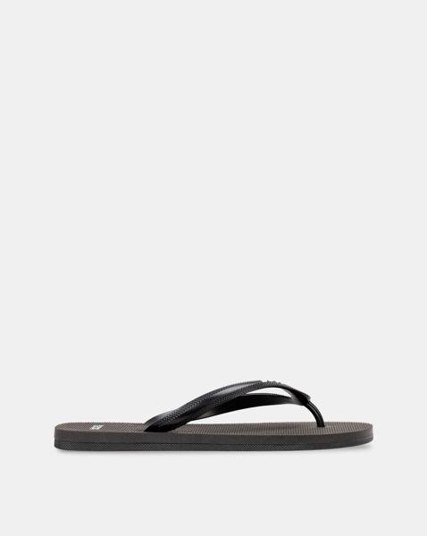 BOSS Logo Flip Flop - Black