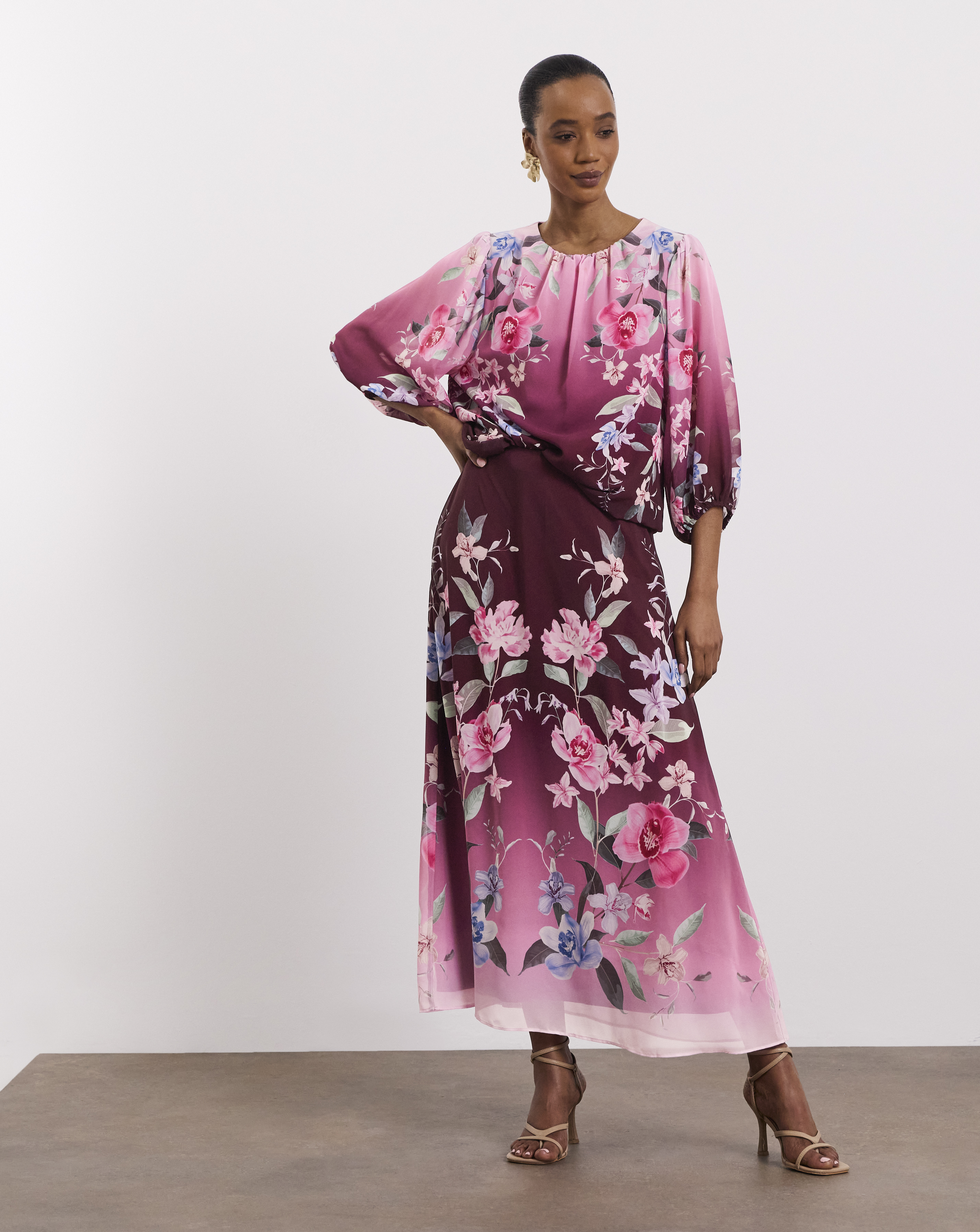 Joanna Hope Drop Waist Skirt