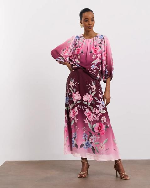 Joanna Hope Drop Waist Skirt