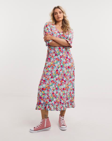 Nobody's Child Delilah Midi Dress - Multi
