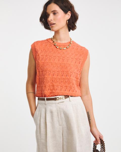 POINTELLE VEST