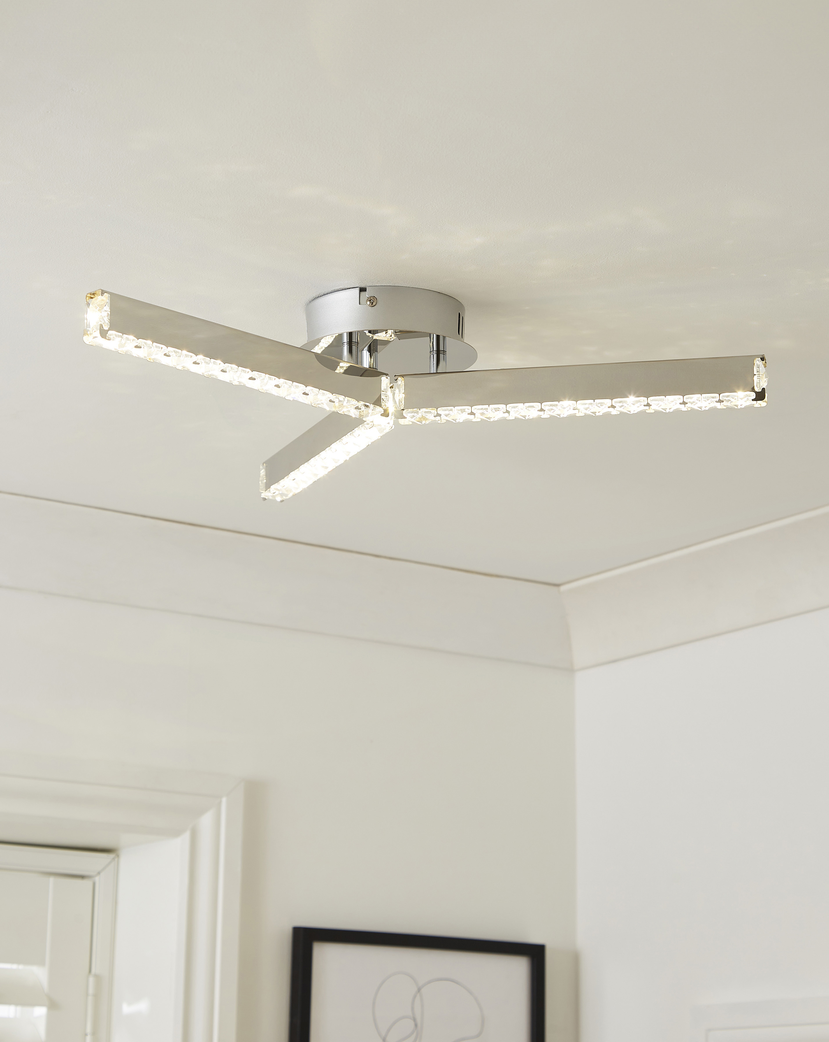 3 Light LED Ring Ceiling Fitting