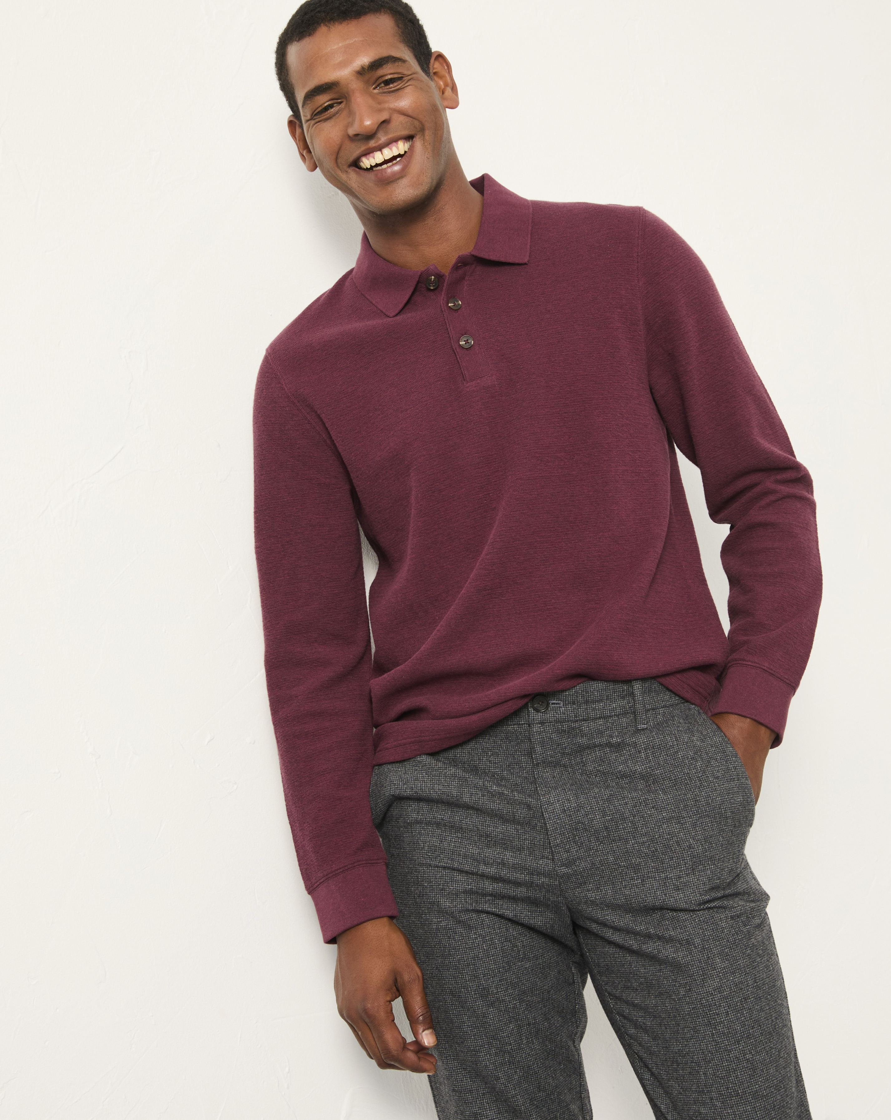 FatFace Shawford Long Sleeve Polo