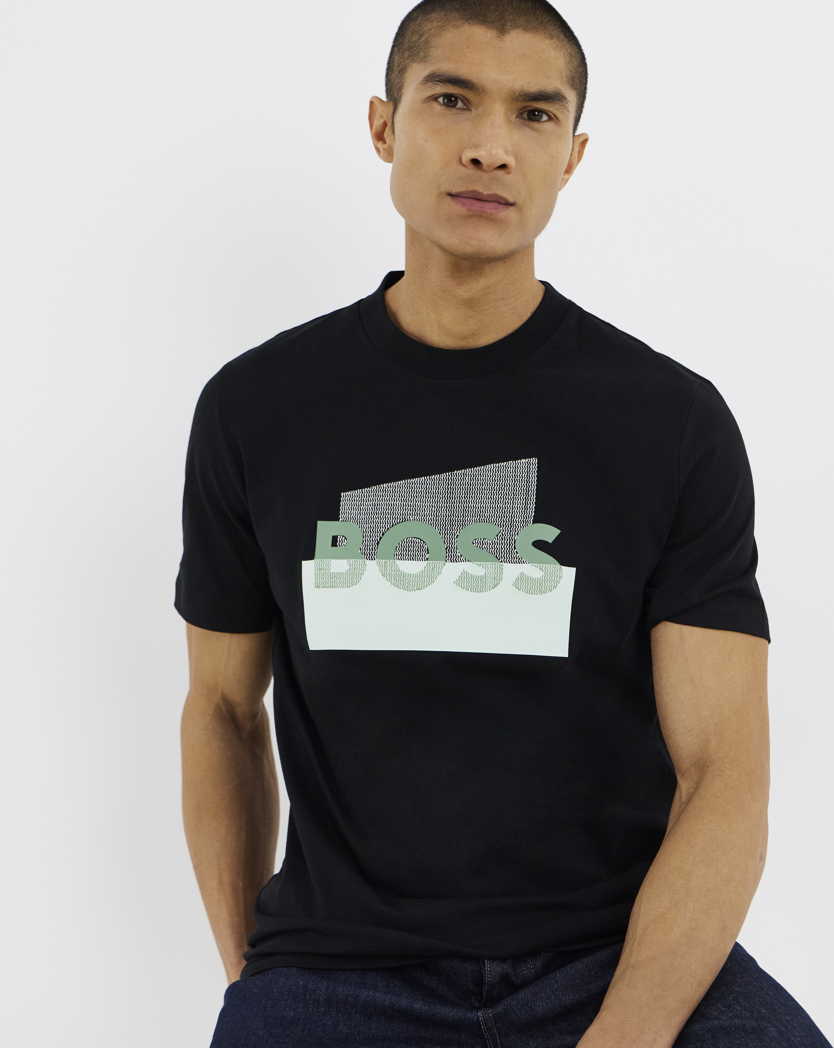 BOSS Graphic Logo T-Shirt - Black