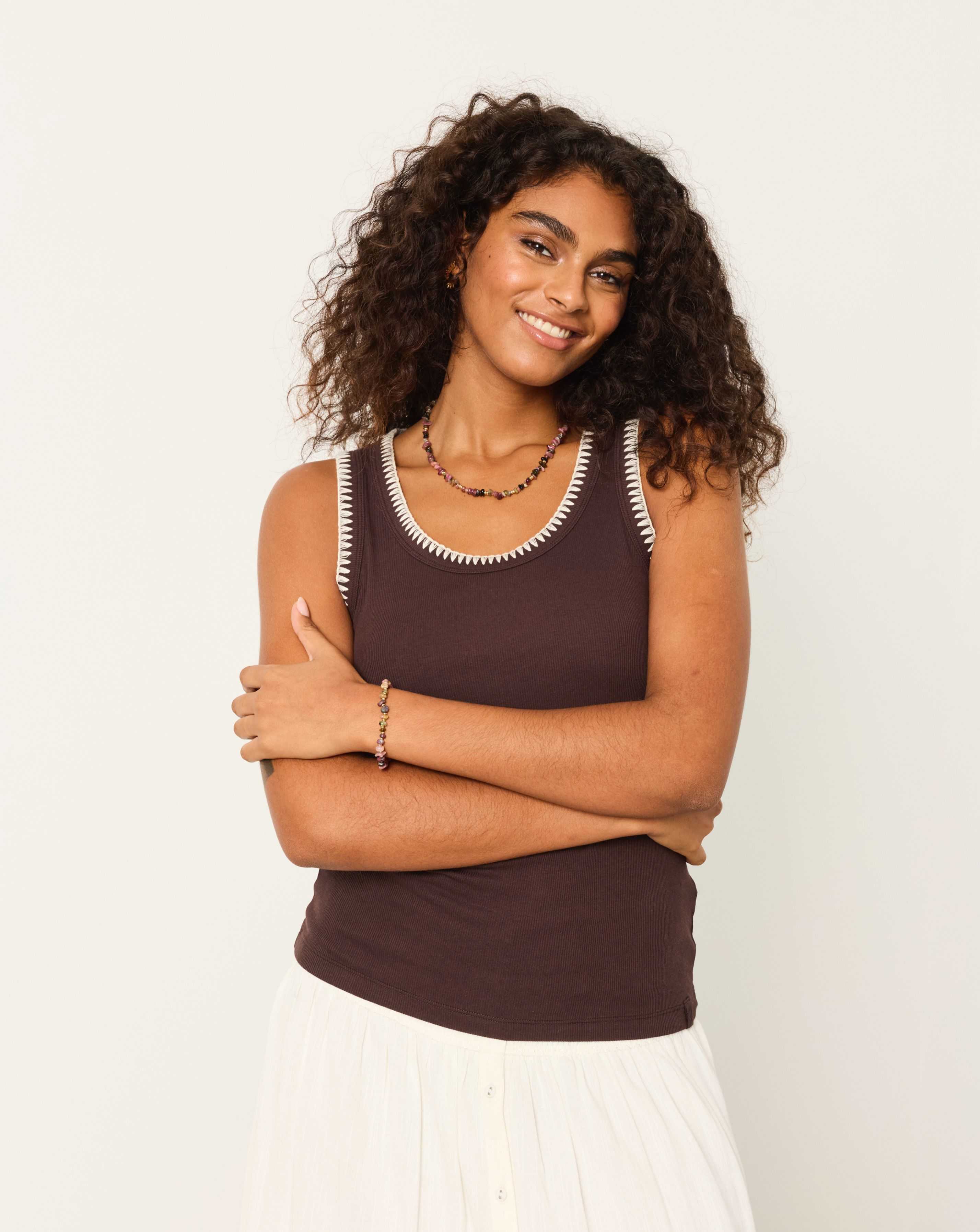FatFace Bella Rib Vest