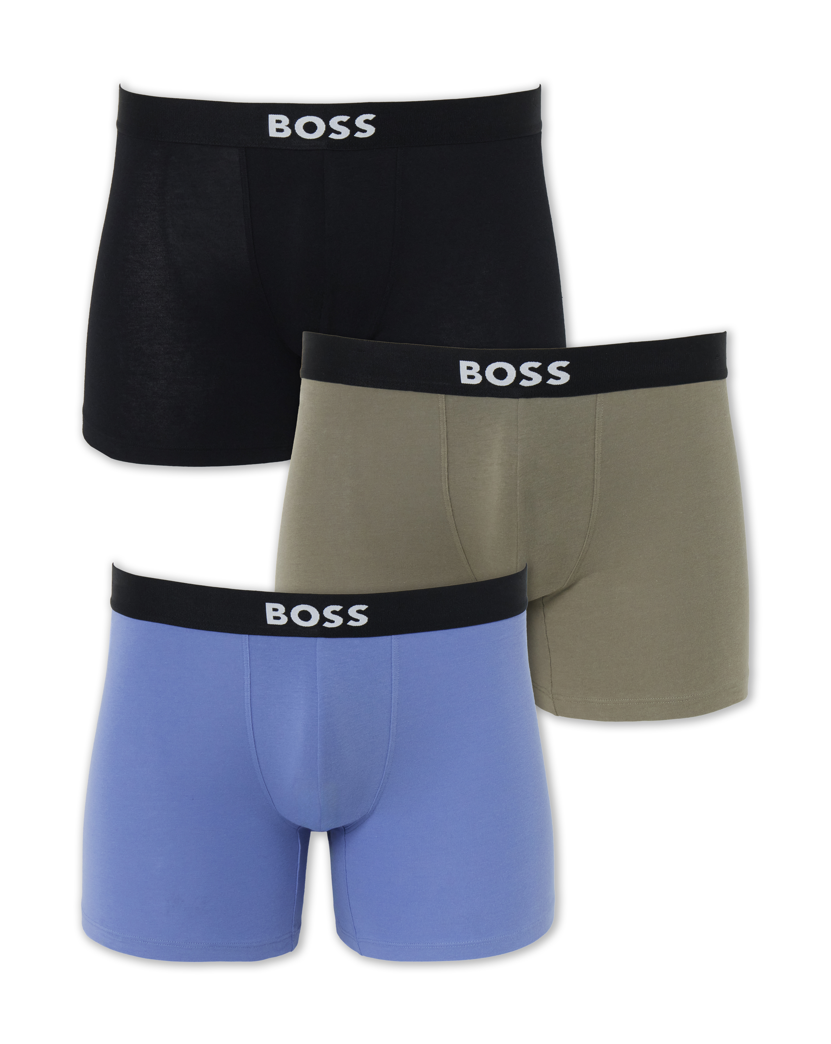 BOSS 3 Pack Trunk - Black/Beige/Blue