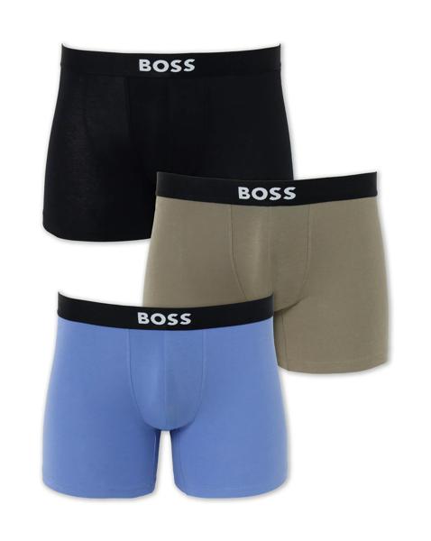 BOSS 3 Pack Trunk - Black/Beige/Blue