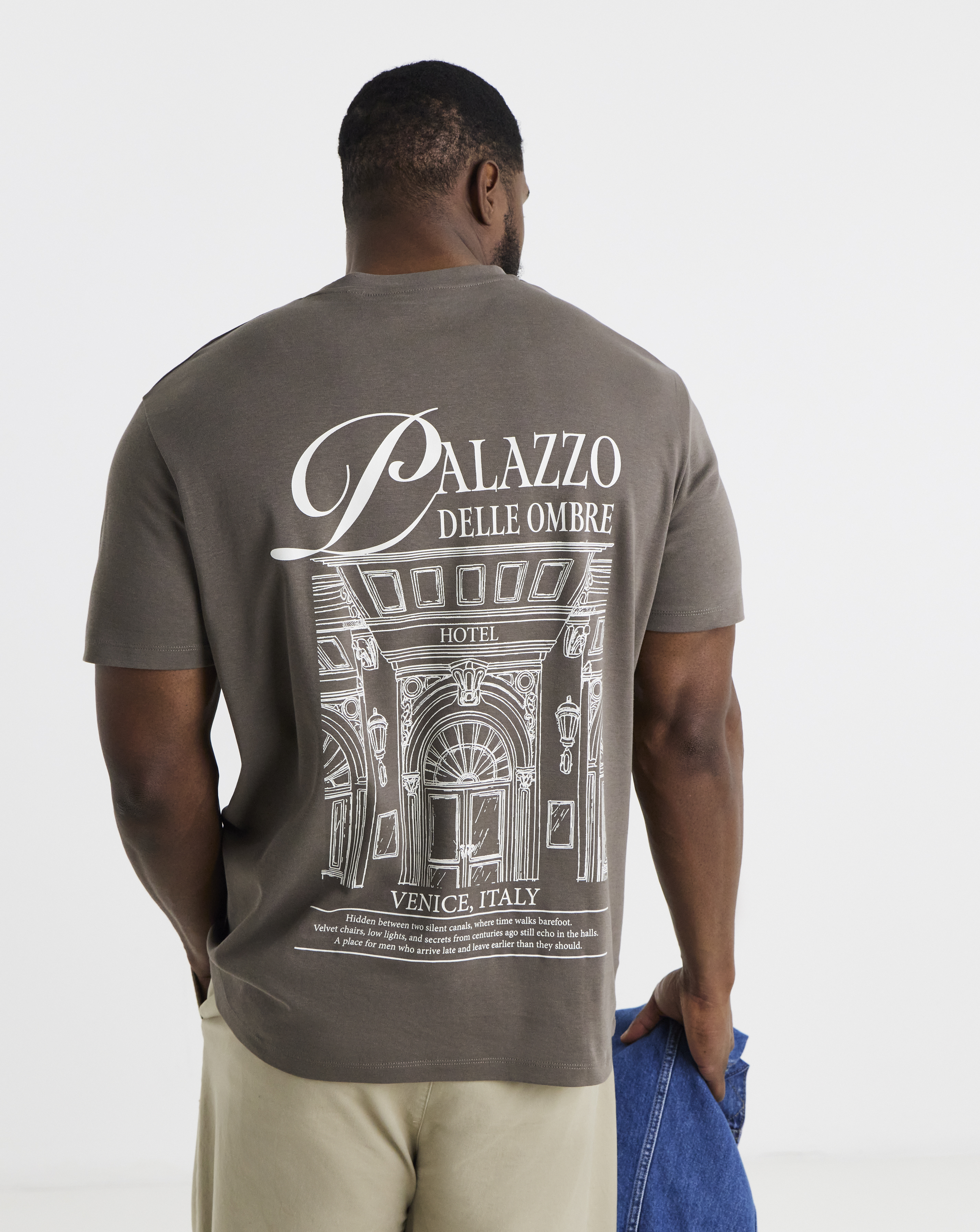Jack & Jones Brown Premium T-Shirt - M(44)