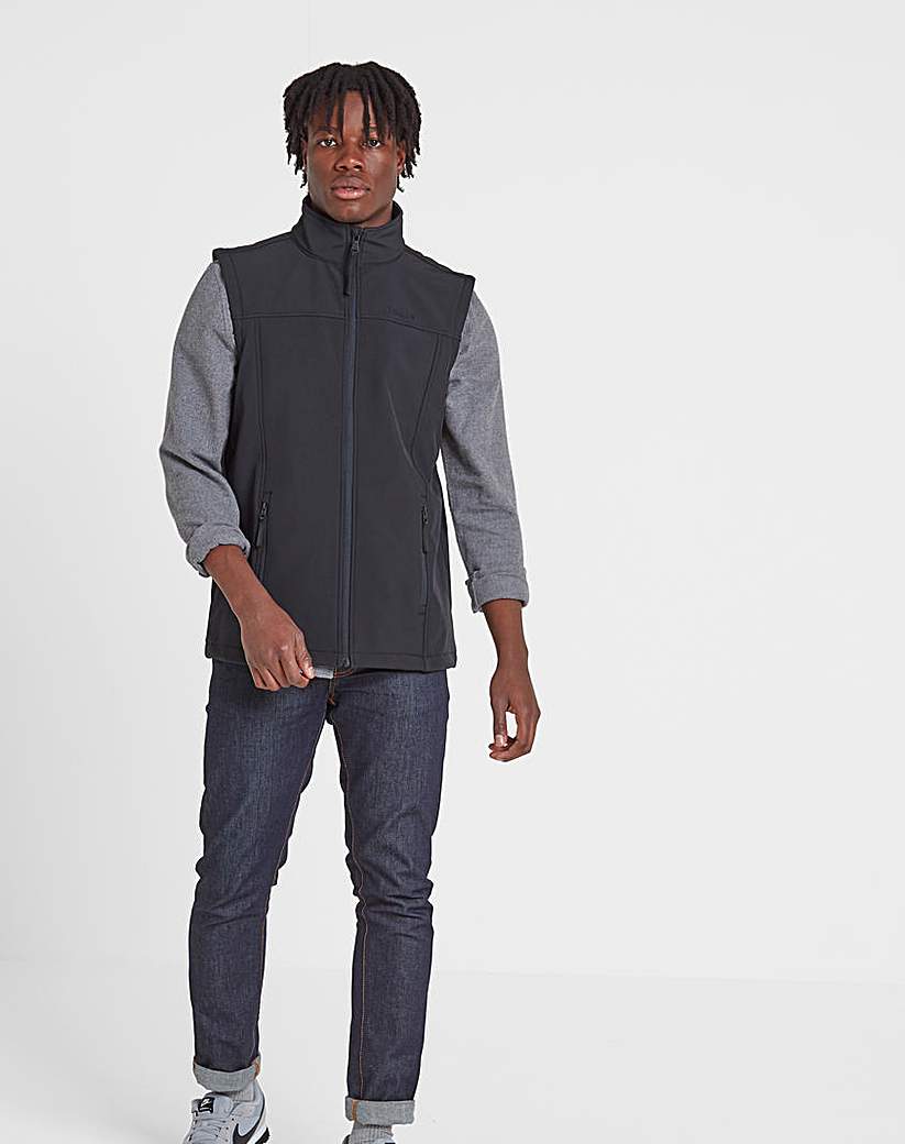 Tog24 Feizor Mens Softshell Gilet Black - Tog 24 - SizeXL45/47