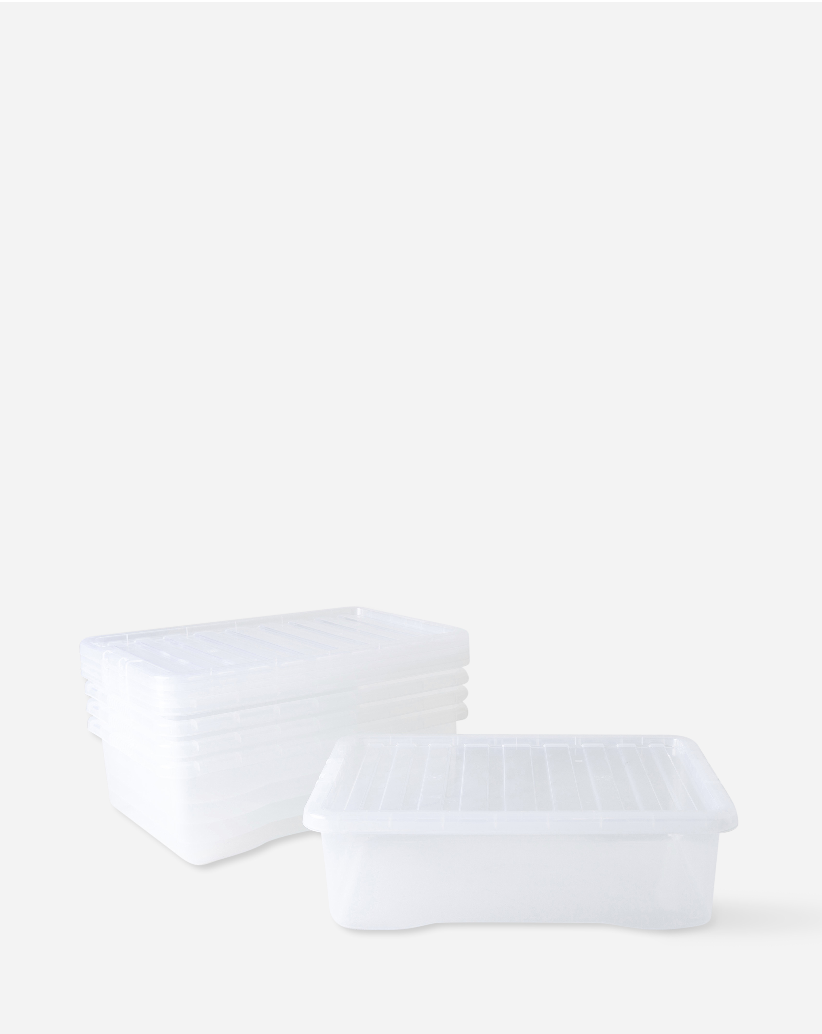 Wham Crystal Underbed Box 5Pk 32L