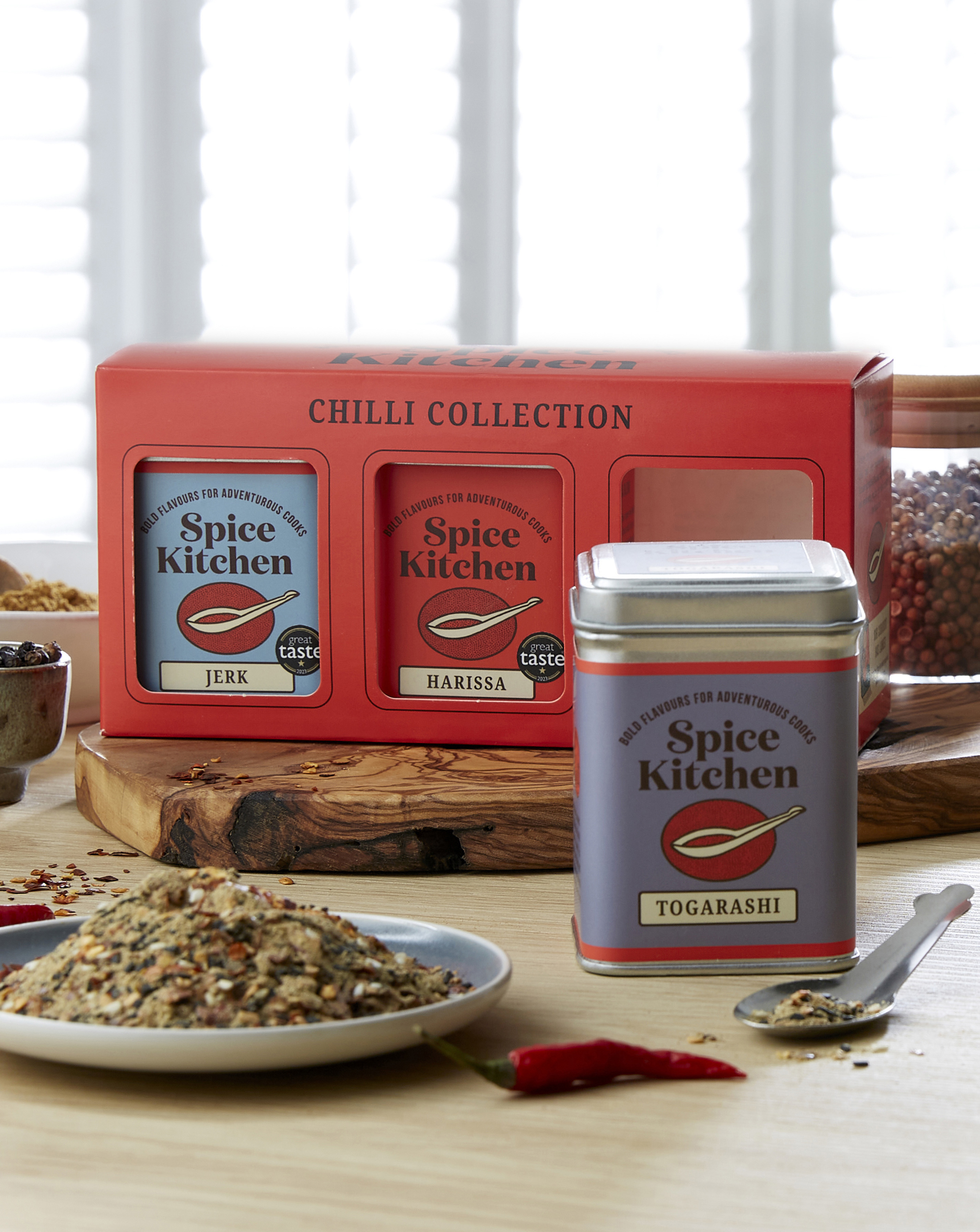 Spice Kitchen Chilli Collection Trio