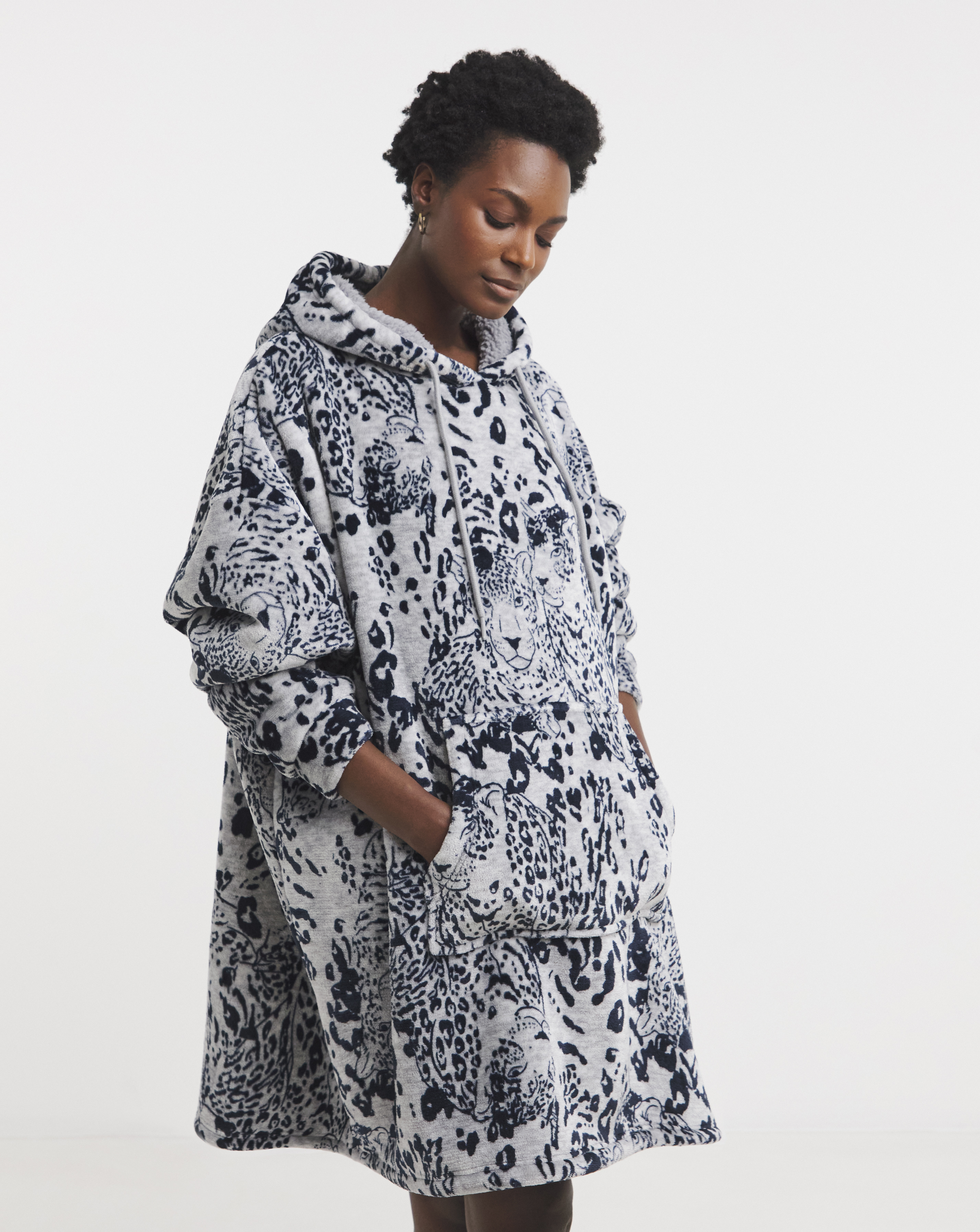 Oversized Hooded Dress