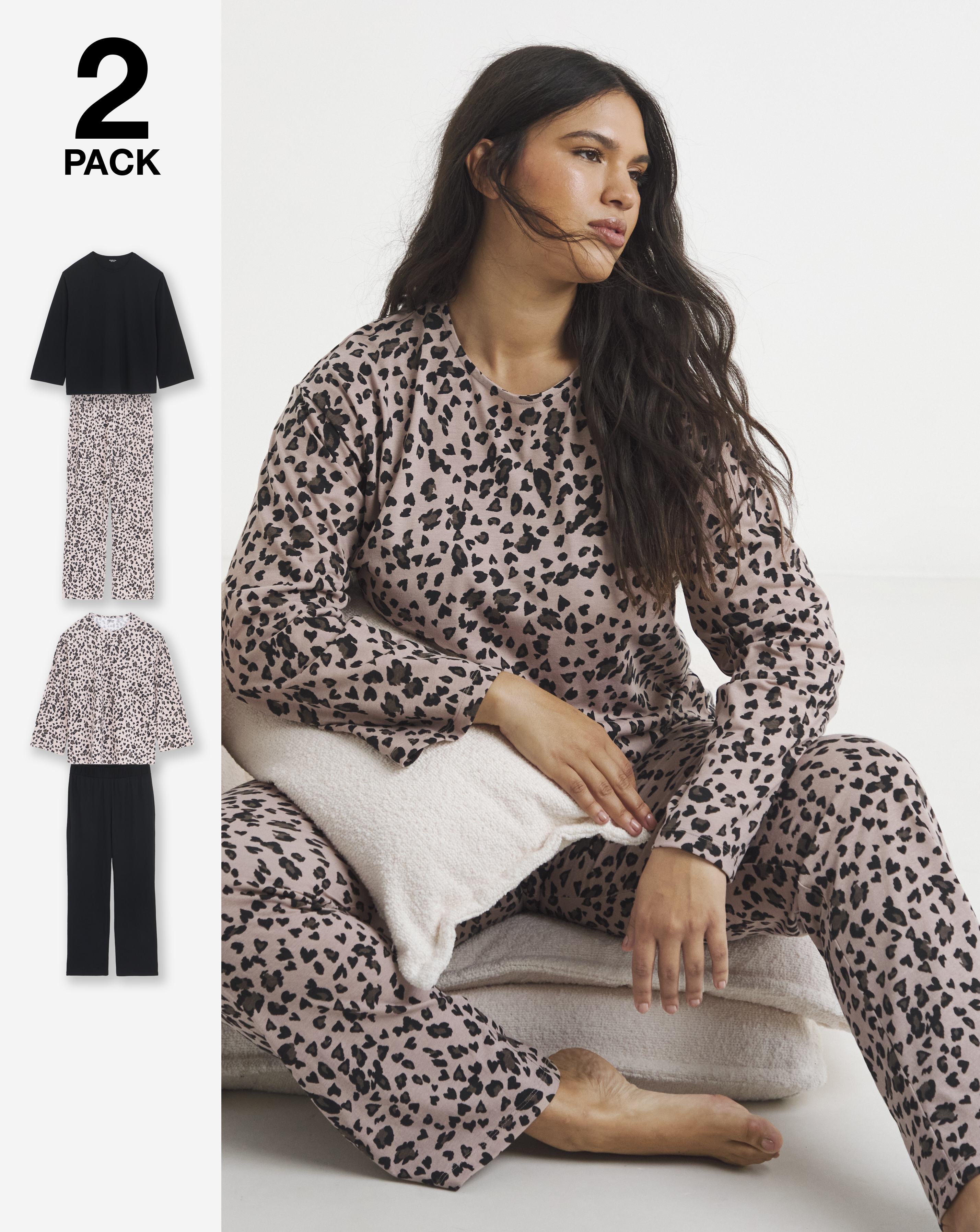 Simply Be Value 2 Pack PJ Set