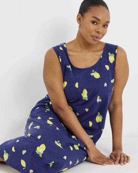Pretty Secrets Value Lemon Nightie - Navy Mix