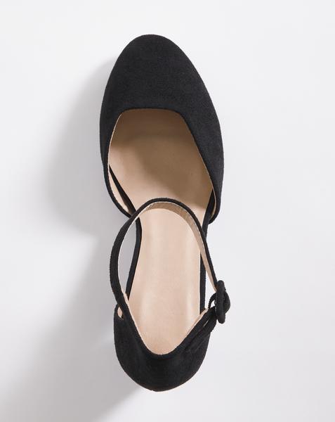 Heeled Shoe With Ankle Strap EEE Fit