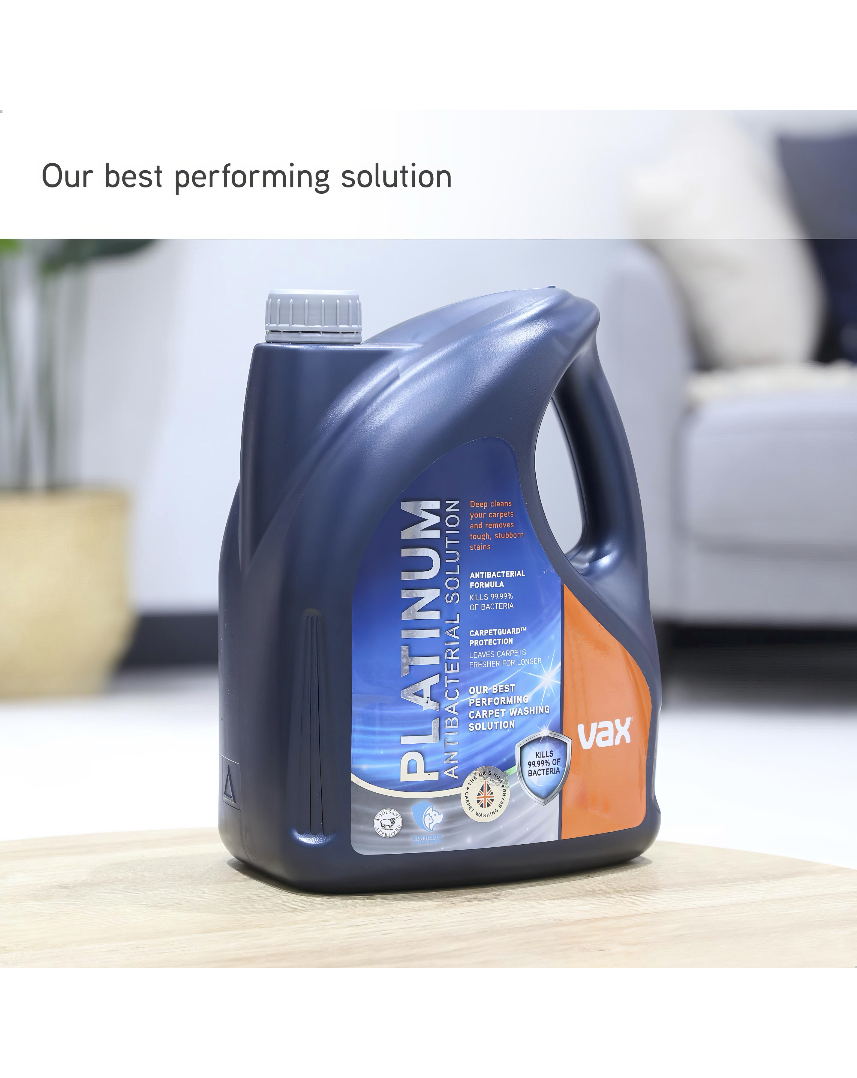 Vax Platinum Carpet Cleaning Solution