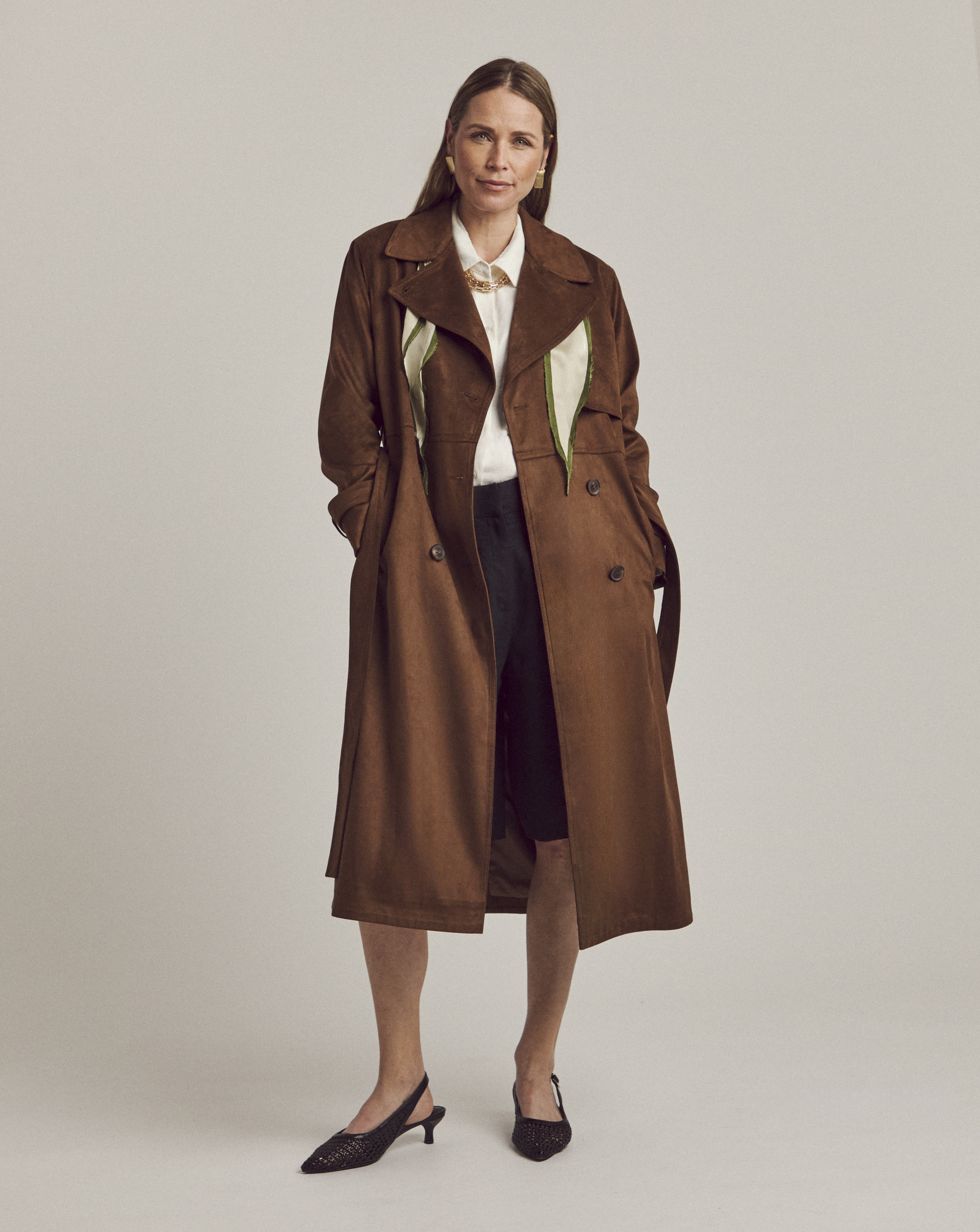 Anthology Suedette Trench Coat