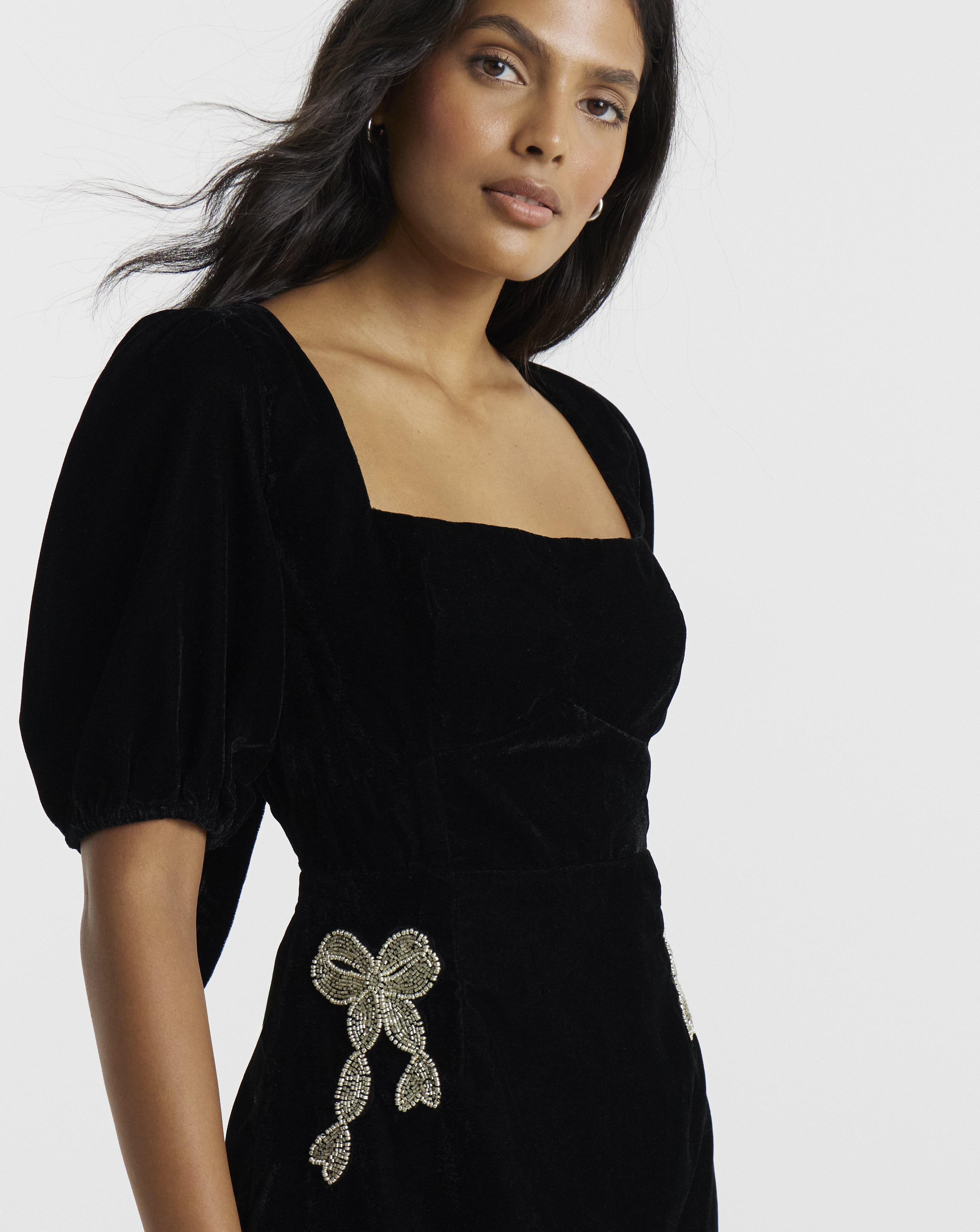 Hope & Ivy Alba Midi Dress