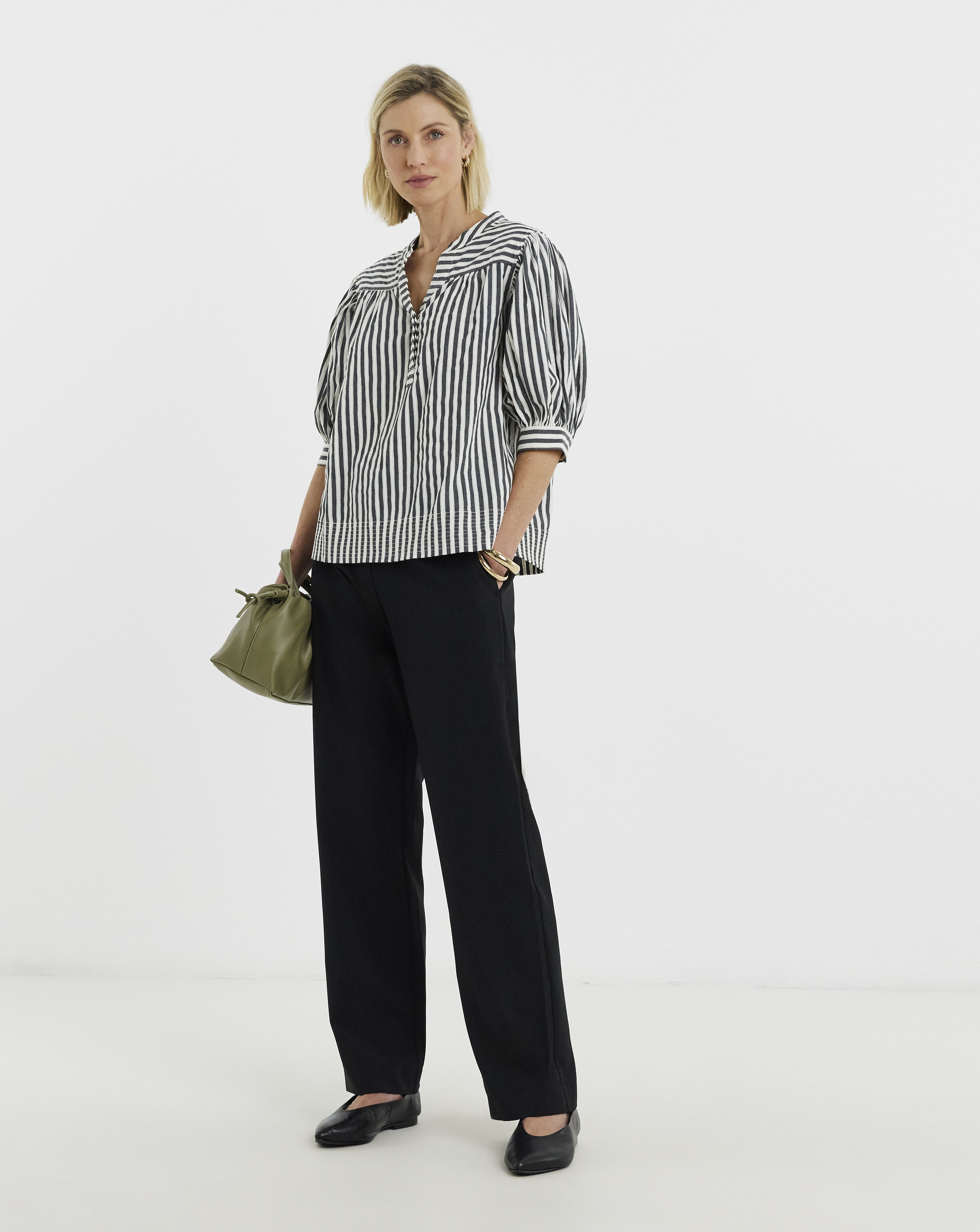 Pull On Straight Leg Trouser