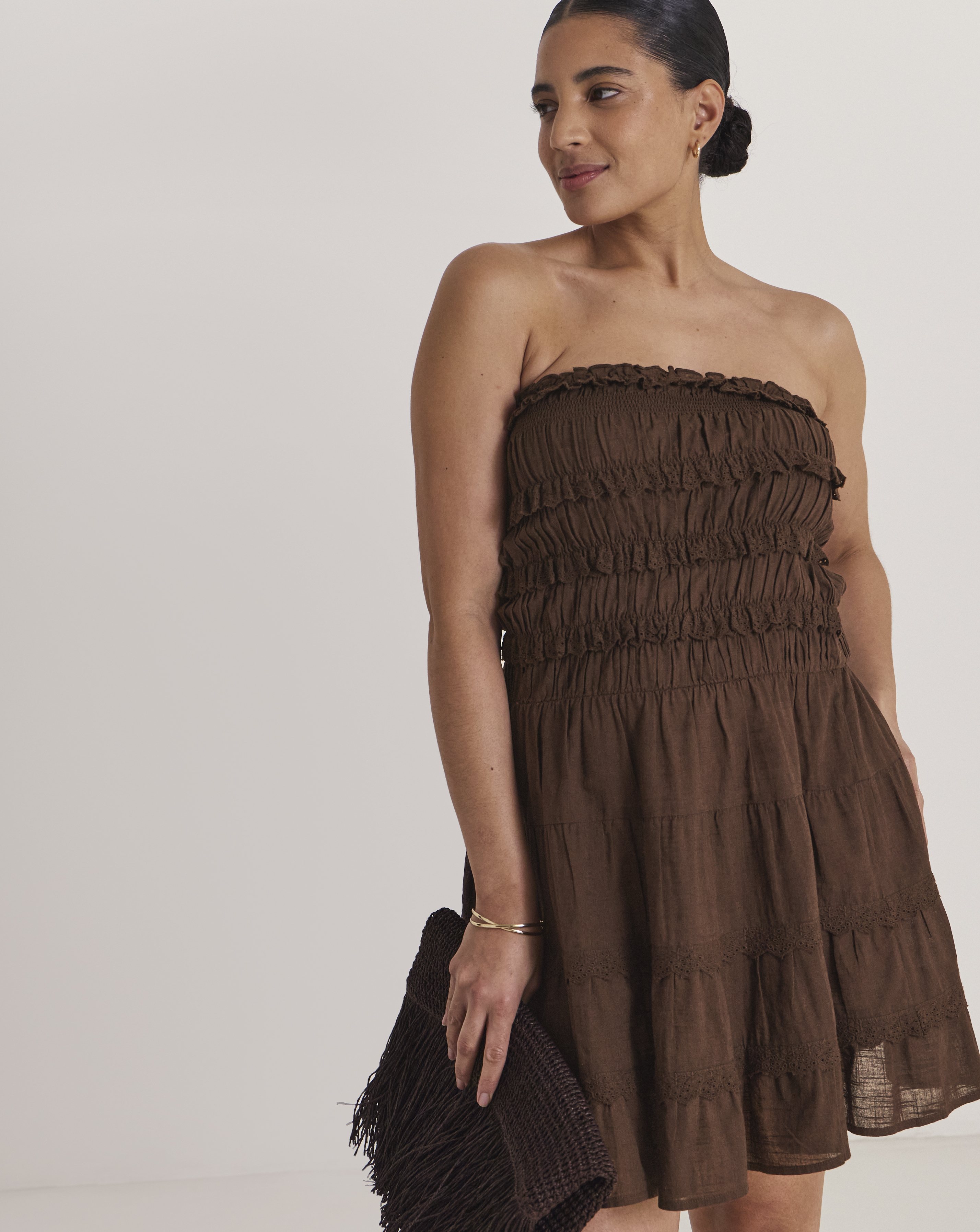 Bandeau Mini Beach Dress