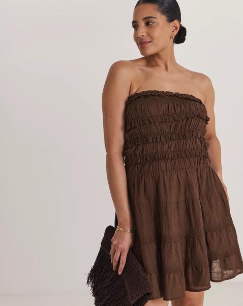 Bandeau Mini Beach Dress