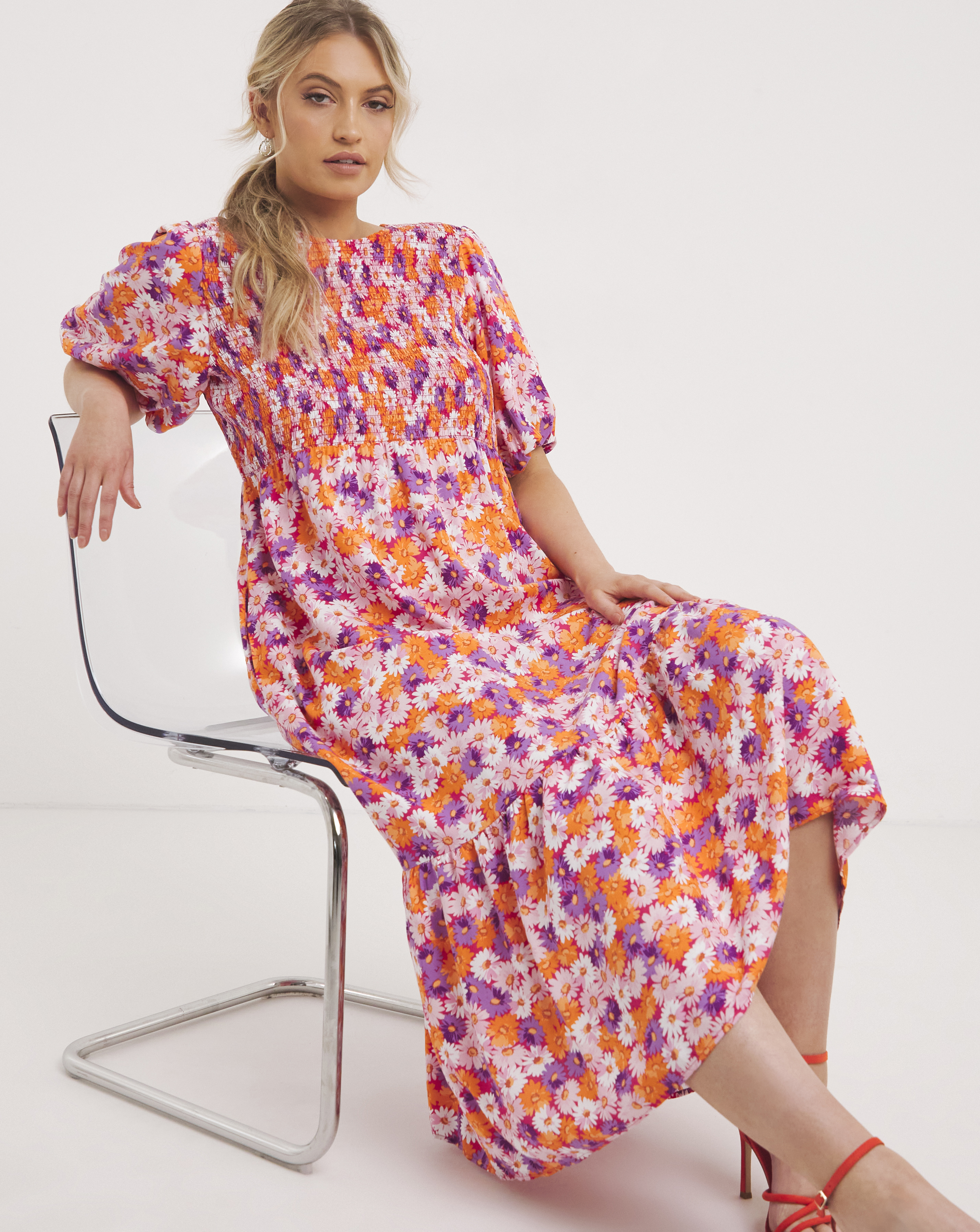 Nobody's Child Kelsie Midi Dress