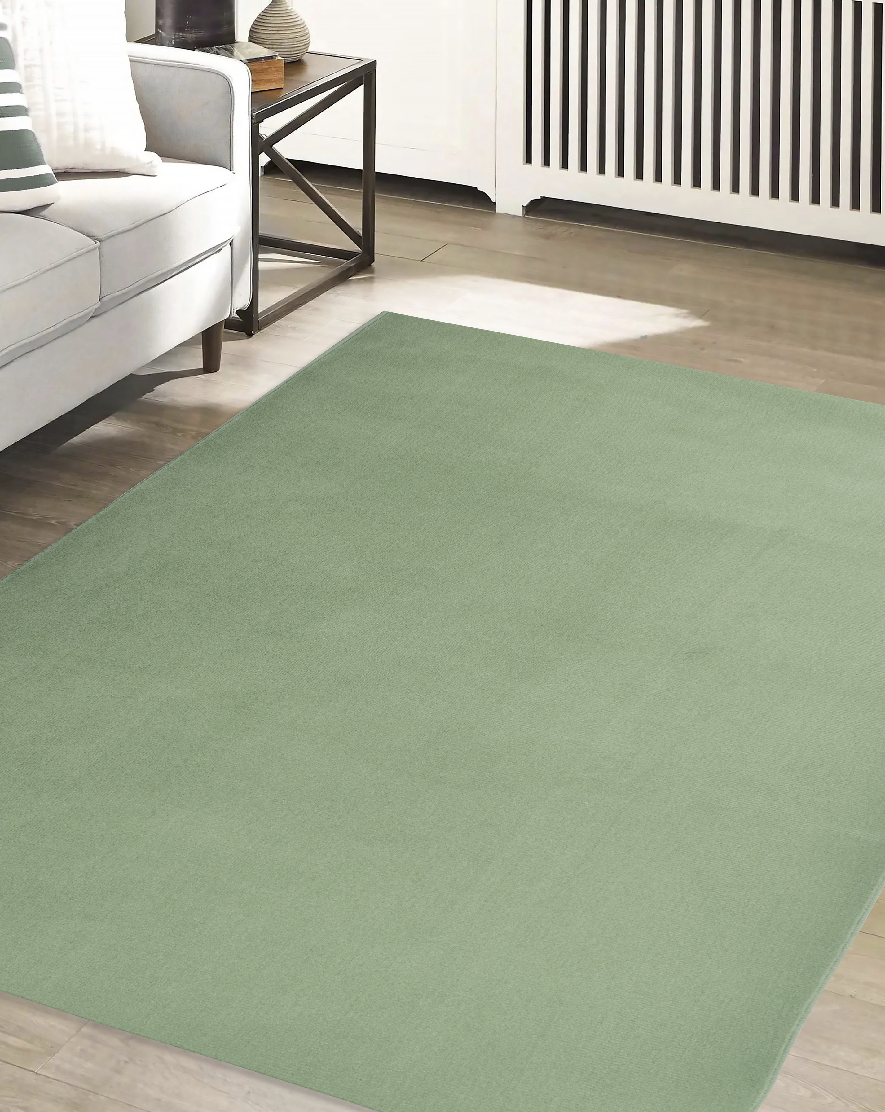 Homemaker Sage Colour Co-Ordinates Plain Rug 200X290