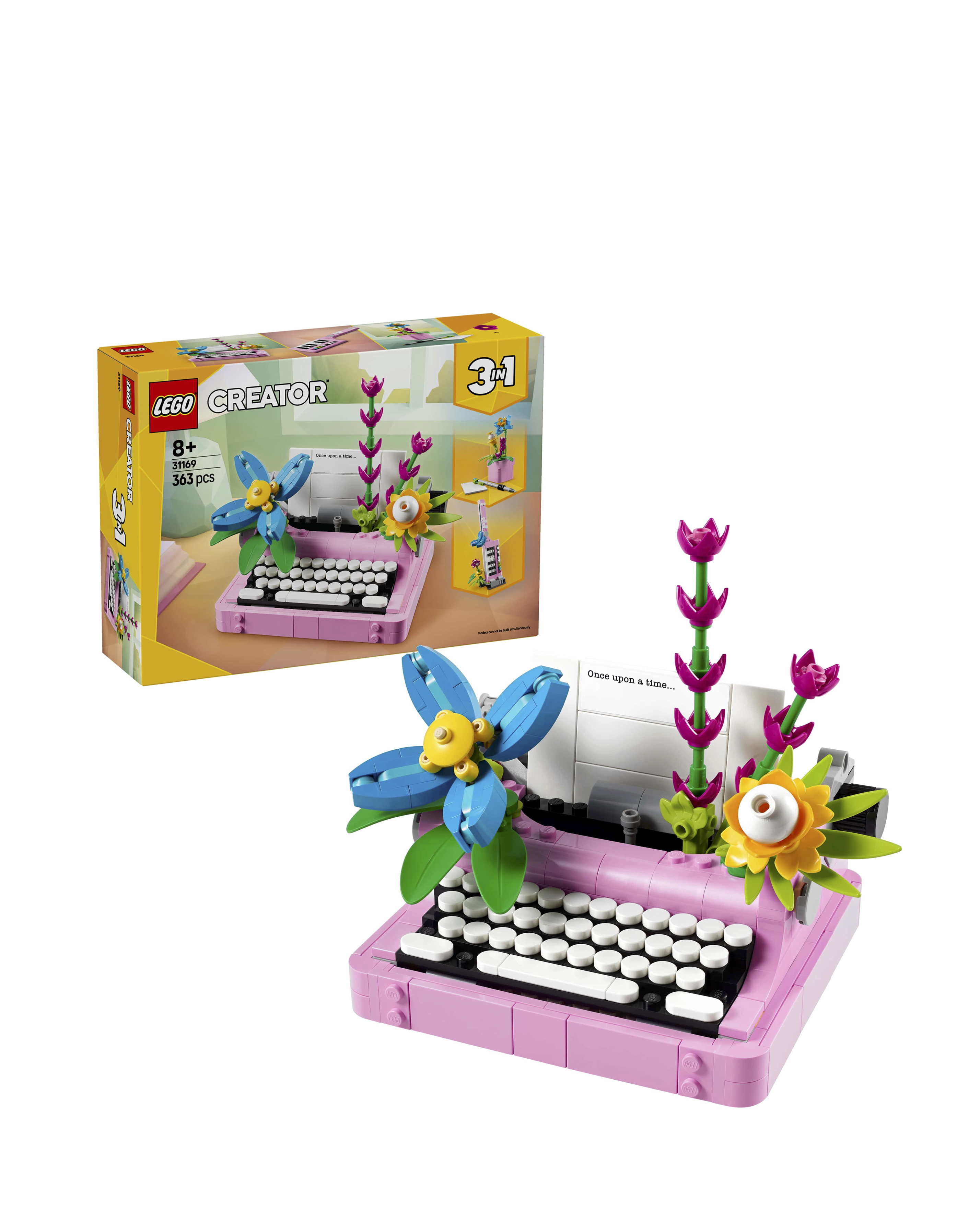 Lego Creator 3In1 Typewriter With Flower