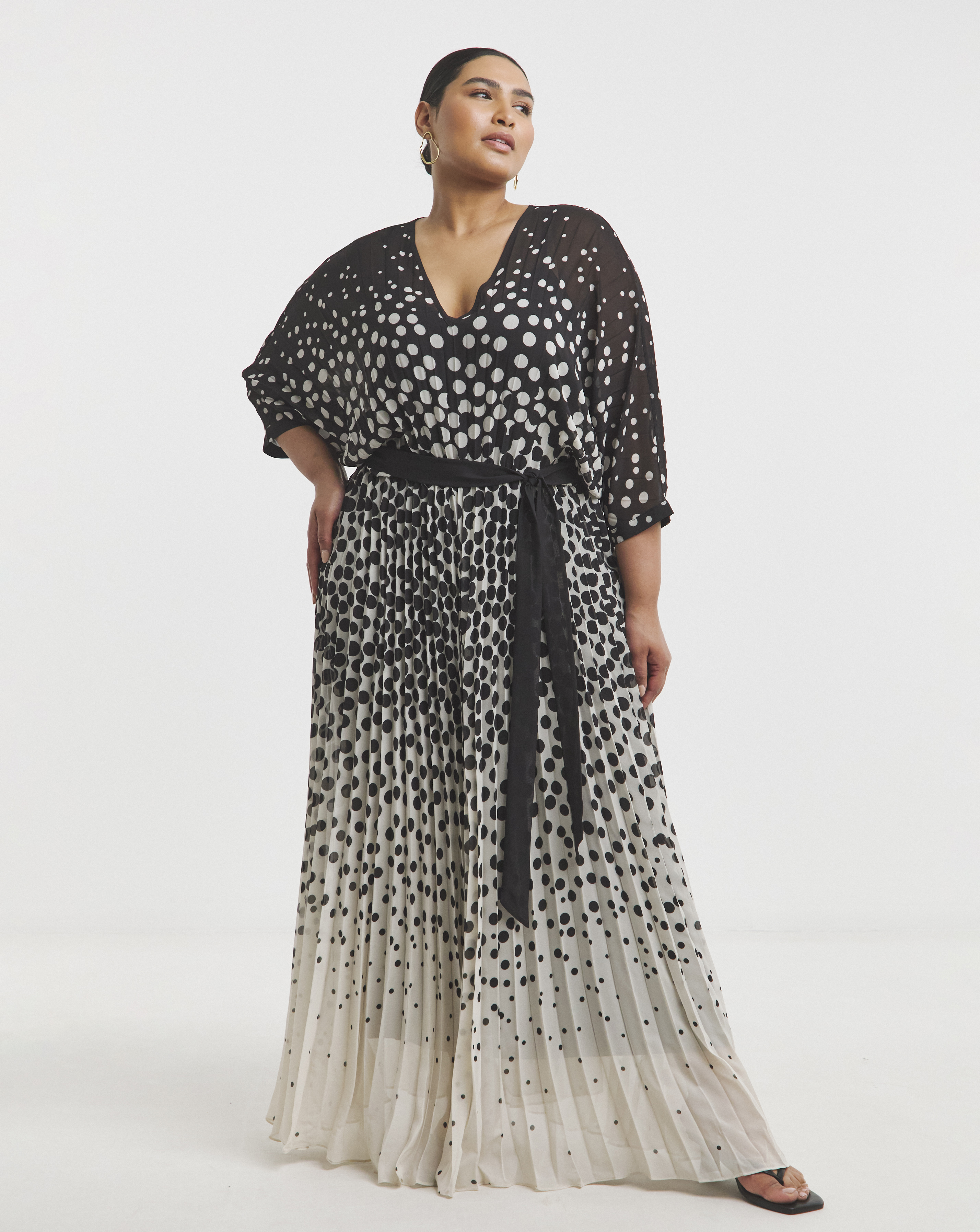 Joanna Hope Ombre Spot Dress