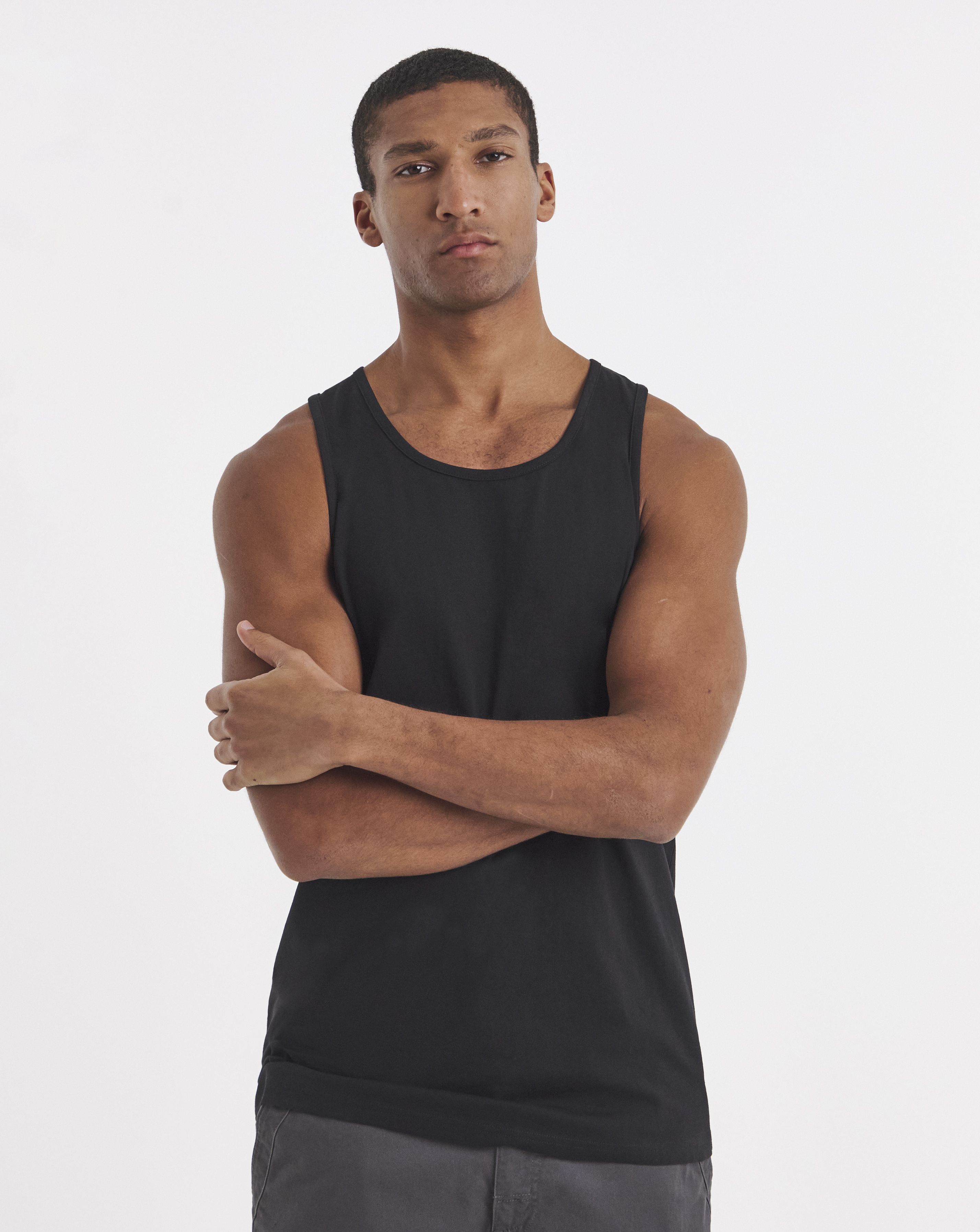 Basic Black Vest Long