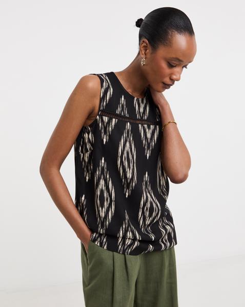 Ladder Trim Vest Top