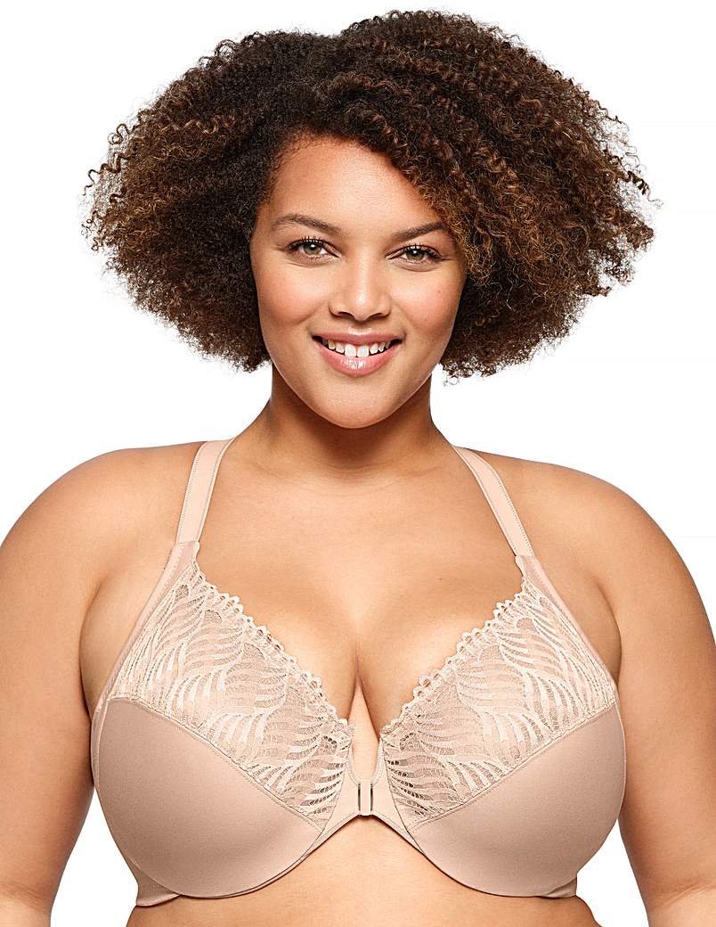 Glamorise 1246 Wonder Wire Bra Cafe - Glamorise - Size44D