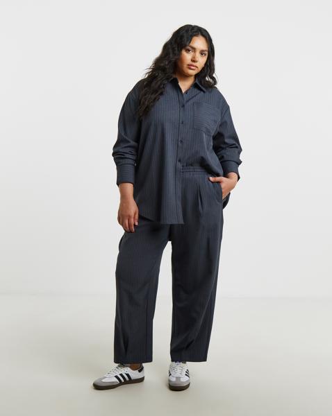 Oversized Pinstripe Shirt