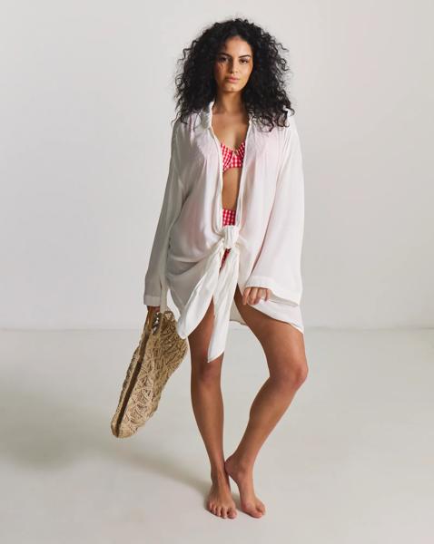 Tie Front Beach Shirt