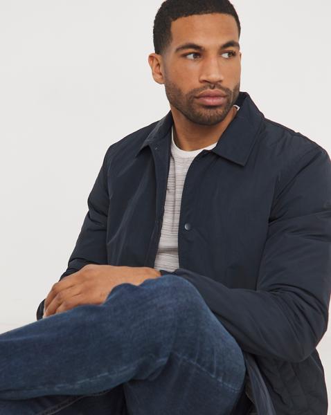 Navy SR LW Padded Jacket