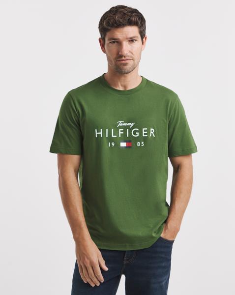 Tommy Hilfiger Logo T-Shirt - Pine Green