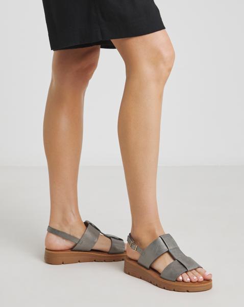 Two Strap Comfort Sandal Ex Wide