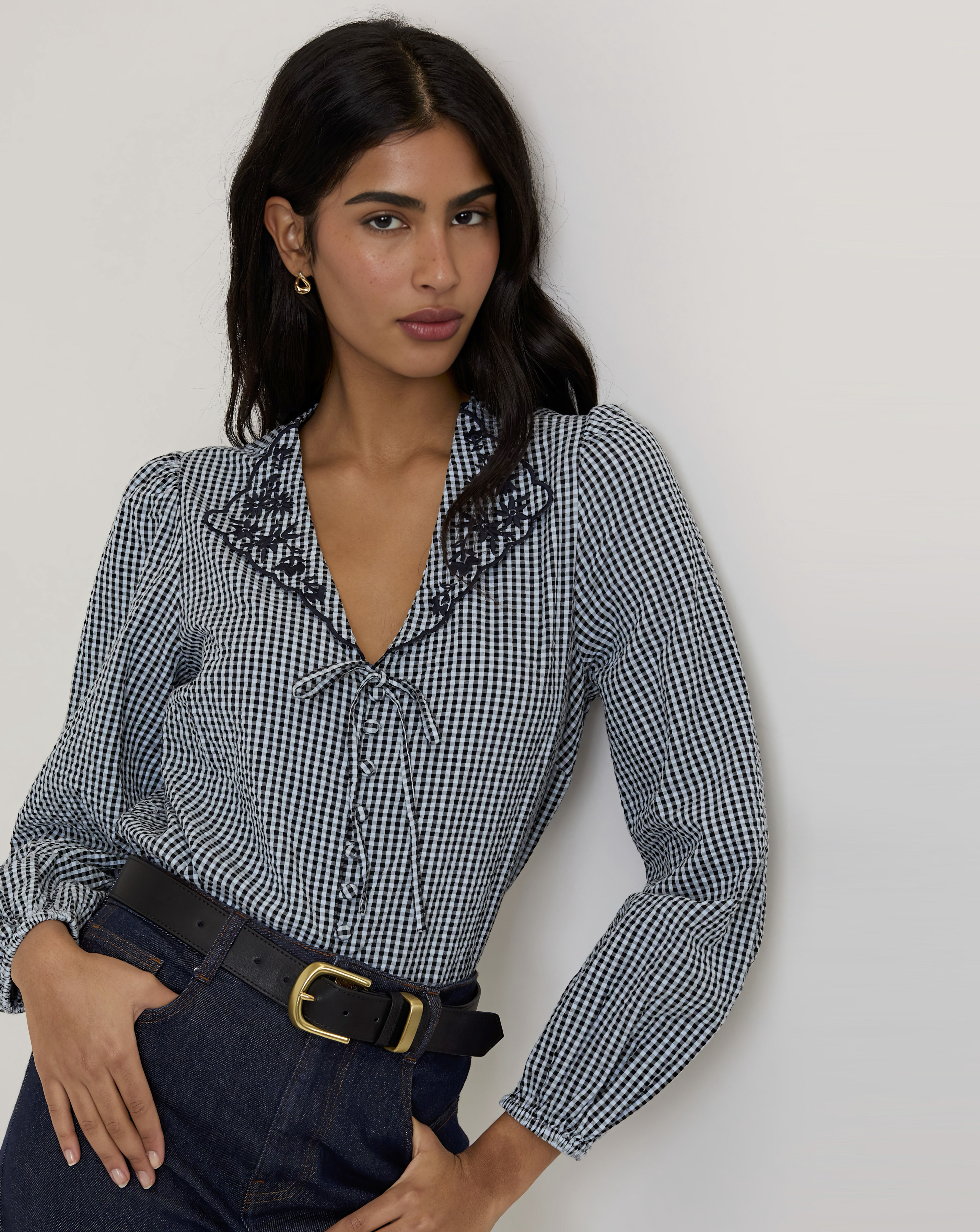 NC Isla Seersucker Blouse