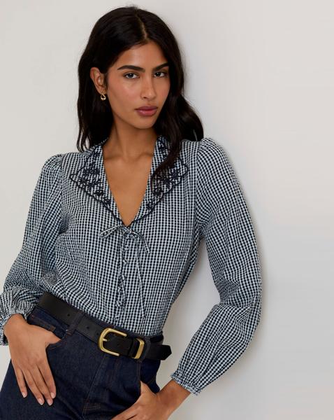 NC Isla Seersucker Blouse