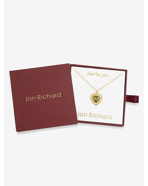 Gold Plated Birthstone Pendant - August