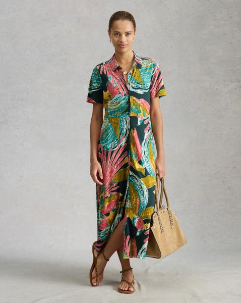 White Stuff Rua Jersey Shirt Dress